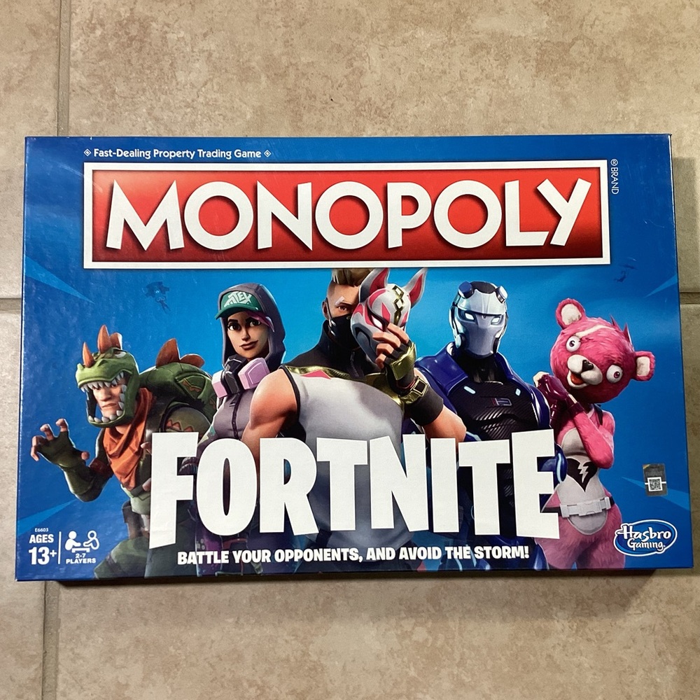 Hasbro Gaming Fortnite Monopoly Board Game